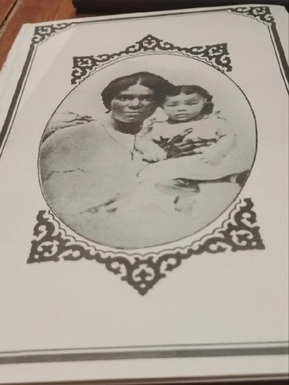 Black & White Ornate Photo Print Wall Accent - Unbranded